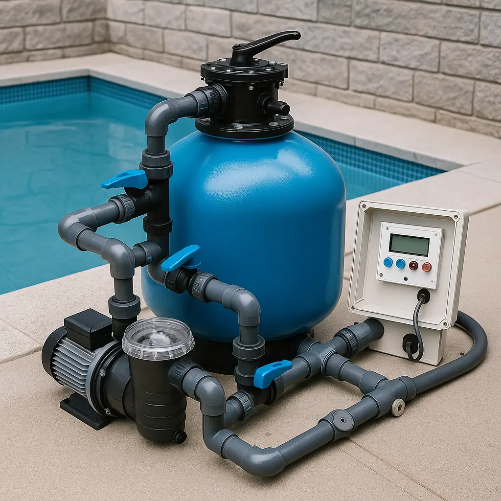 Outdoor Pool Technical Installations